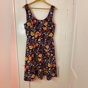 Floral retro dress by DM Collection (similar to Madewell)